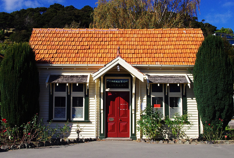 coronation library in akaroa