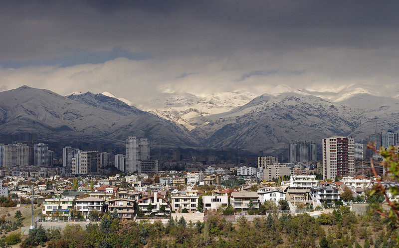 skyline of tehran