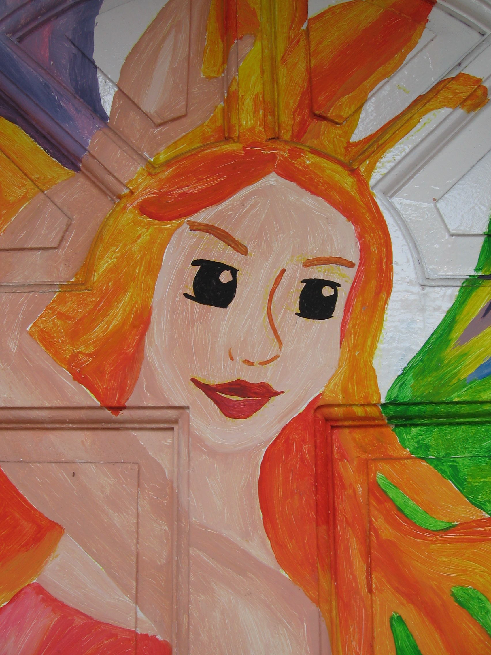 IMG_6316 this fairy adorns the entrance of a beauty parlor in Silay