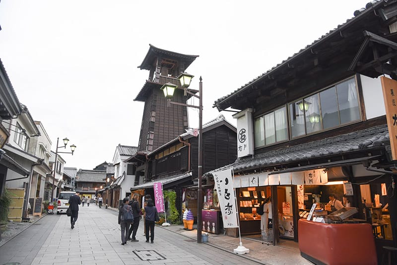 toki no kane bell tower in kawagoe