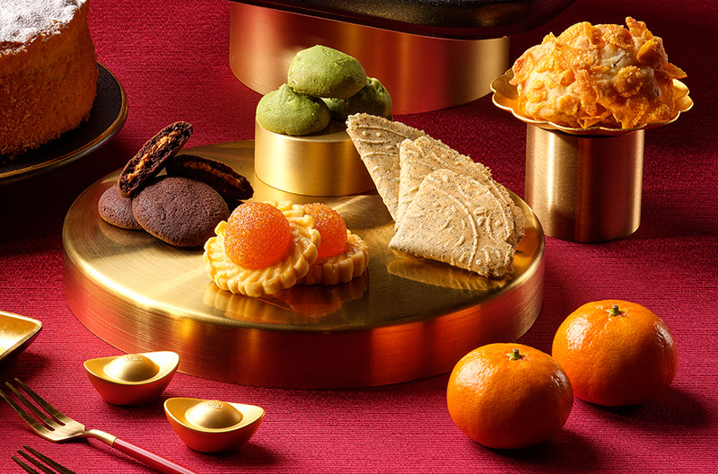 pineapple tarts from singapore marriott tang plaza