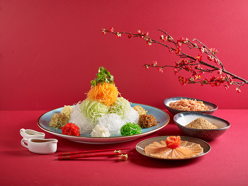 yu sheng from crowne plaza changi airport